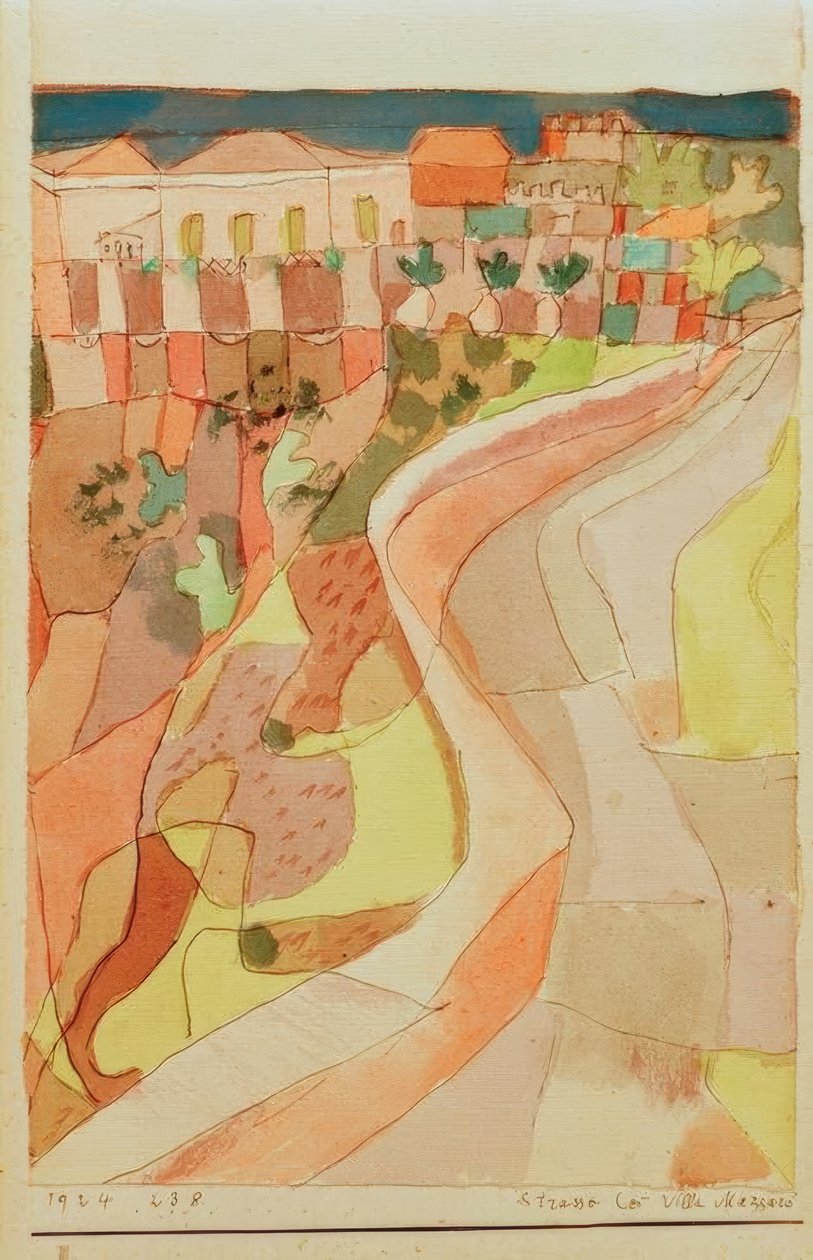 Gate ved Villa Mazzaro av Paul Klee