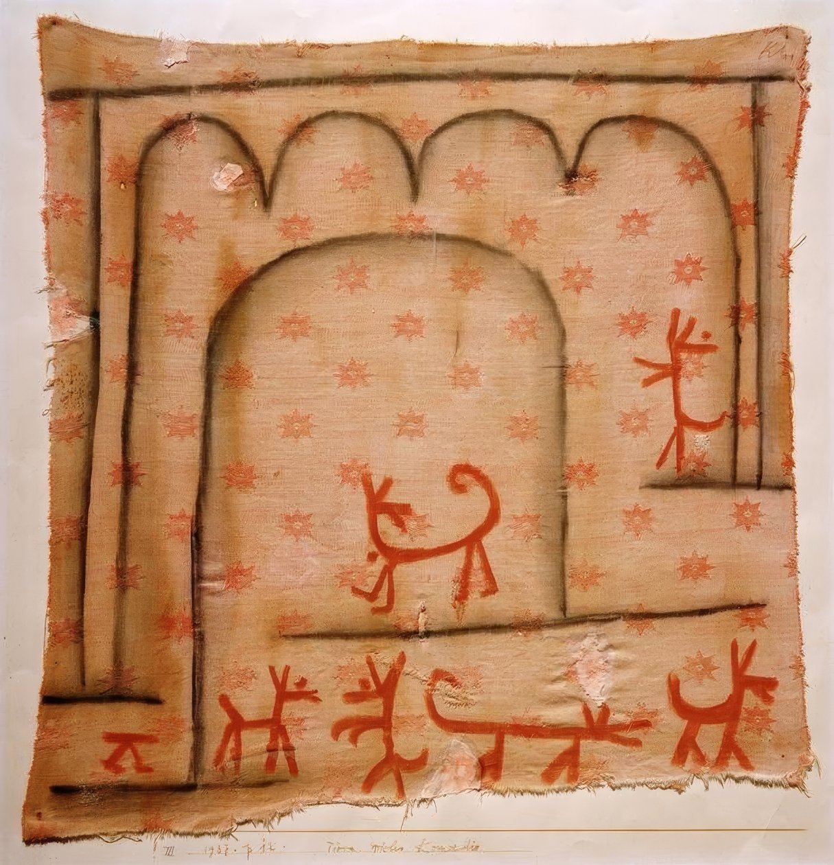Dyr spiller komedie av Paul Klee