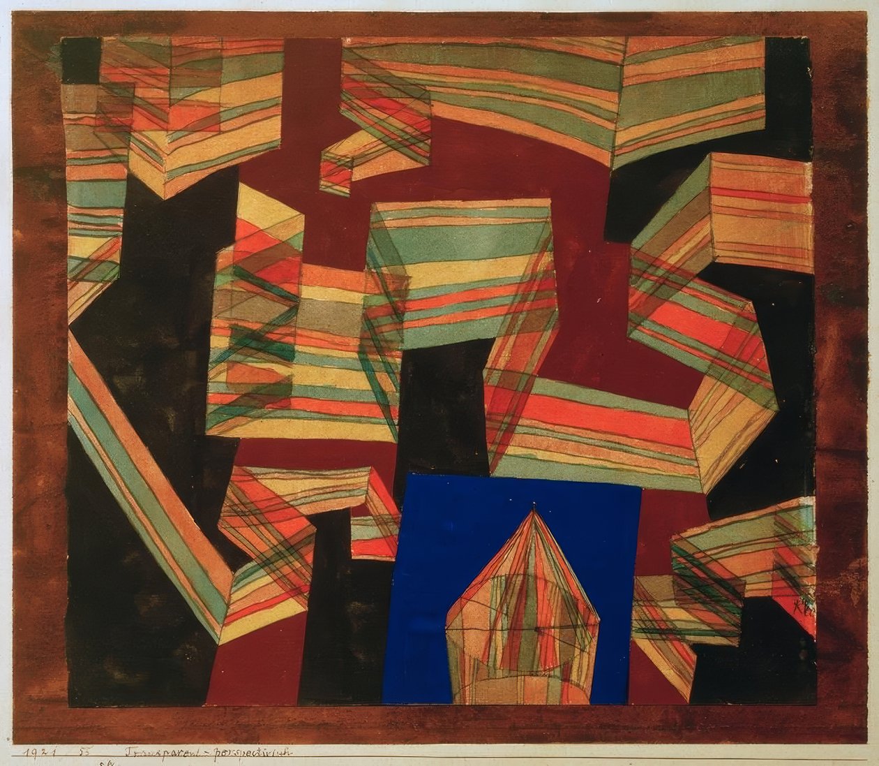 Gjennomsiktig perspektiv av Paul Klee