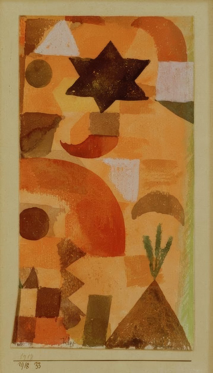 Vignett til Egypt av Paul Klee