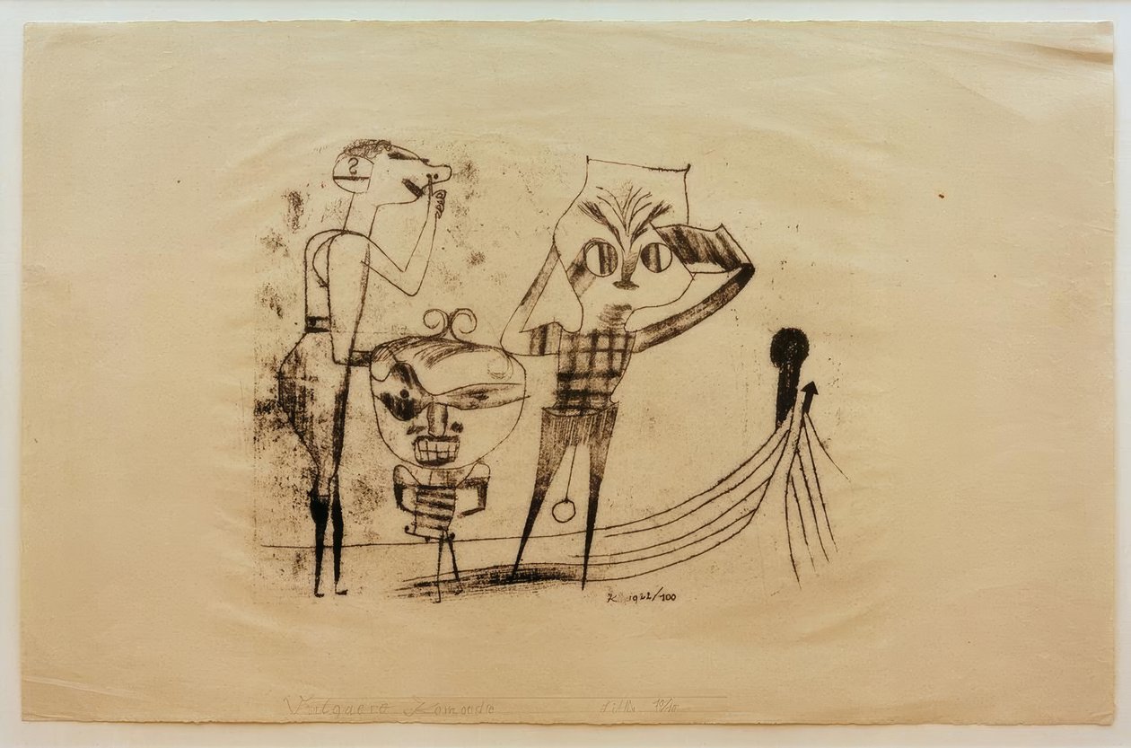 Vulgær komedie av Paul Klee