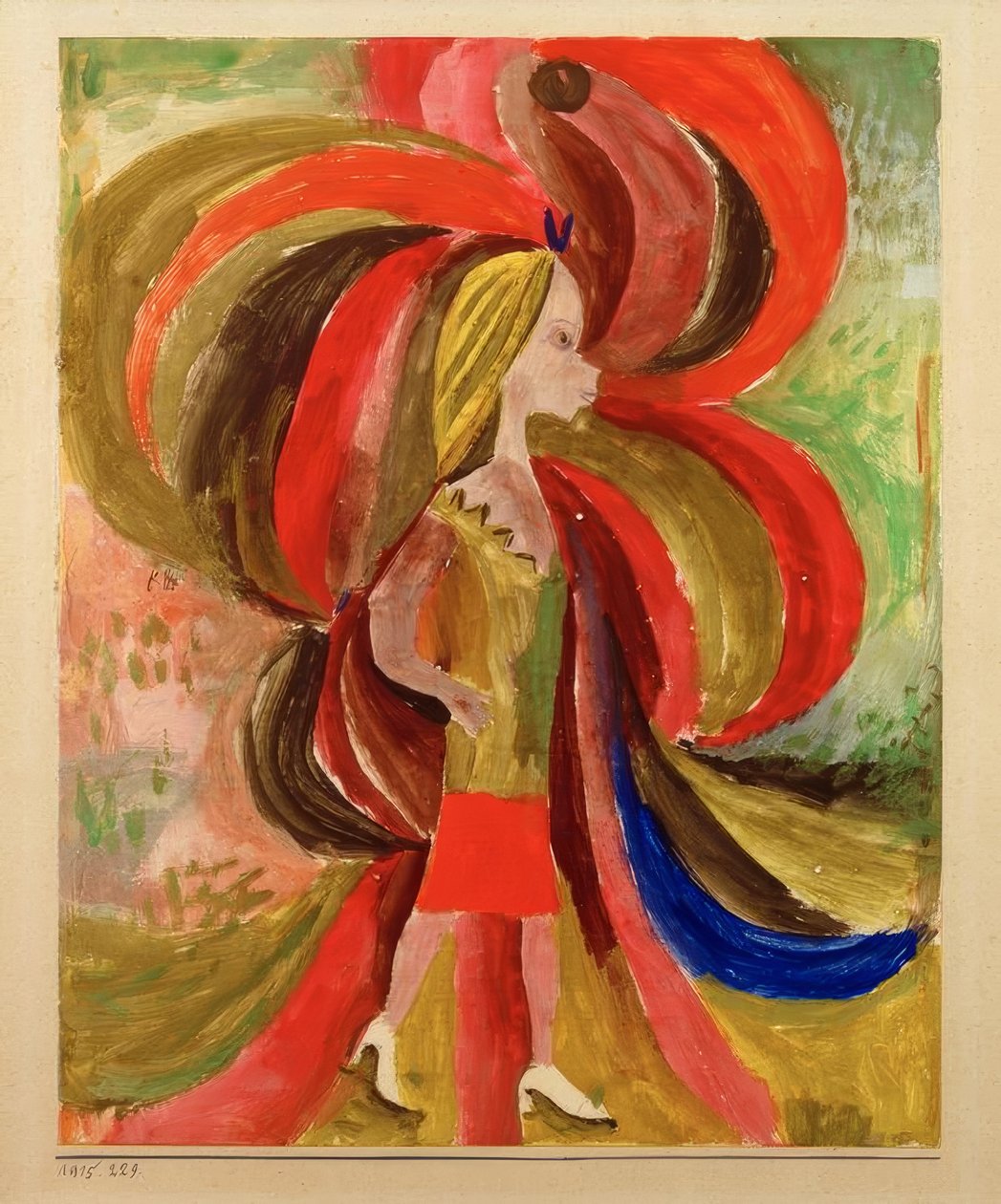 "Hva en uvitende jente har med seg" av Paul Klee