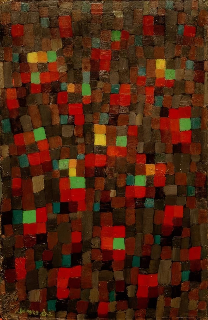 Som et glassvindu av Paul Klee