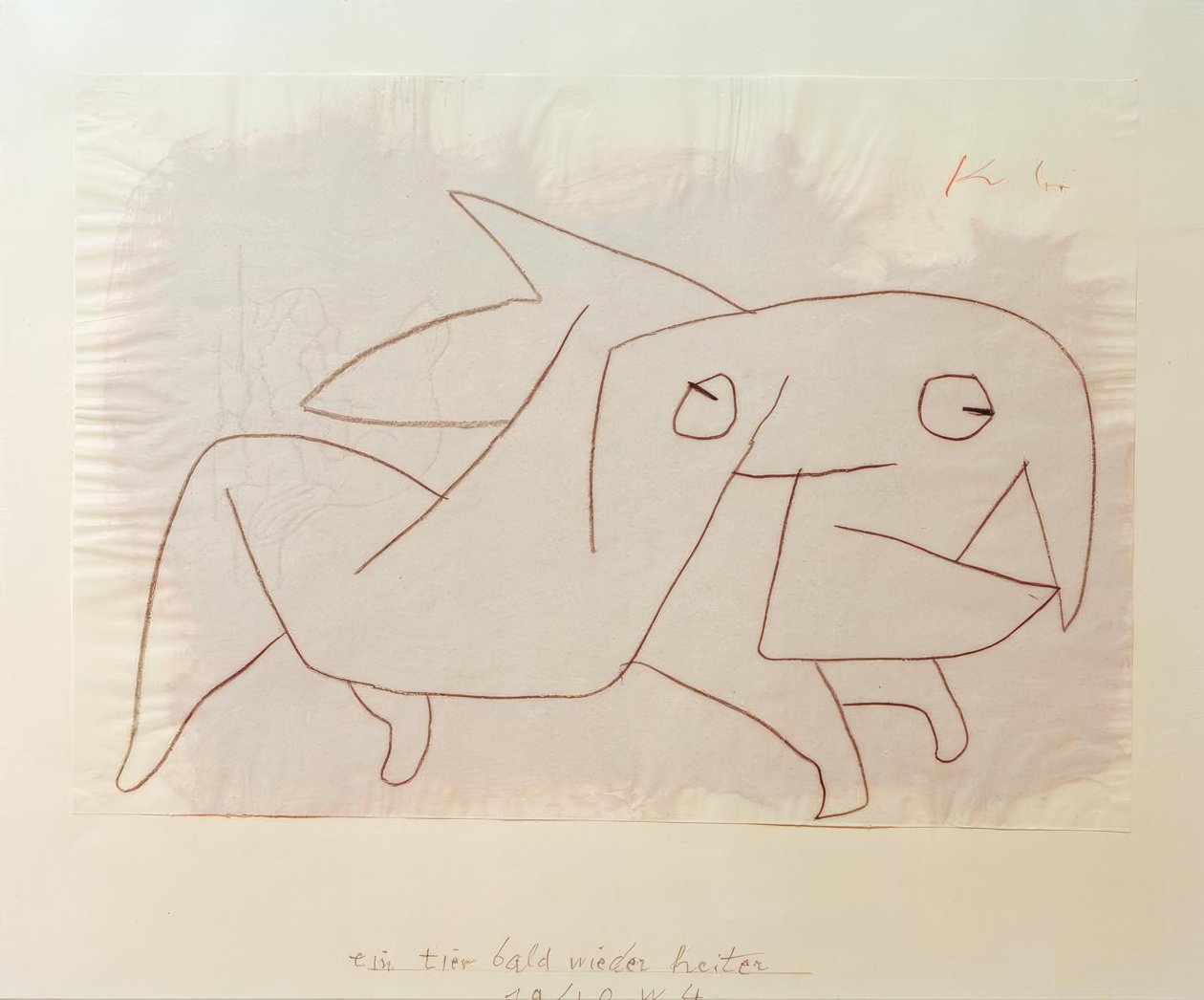 et dyr snart blid igjen av Paul Klee