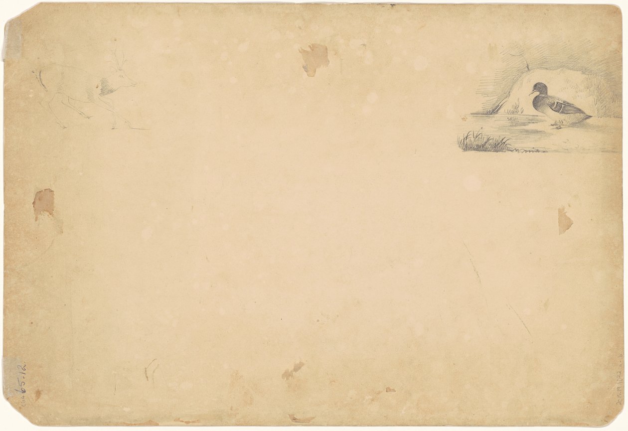 En and og en hjort, 1831 av Paul Lacroix