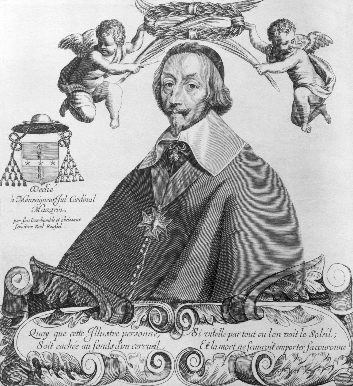 Portrett av kardinal de Richelieu (1585-1642) av Paul Marie Roussel