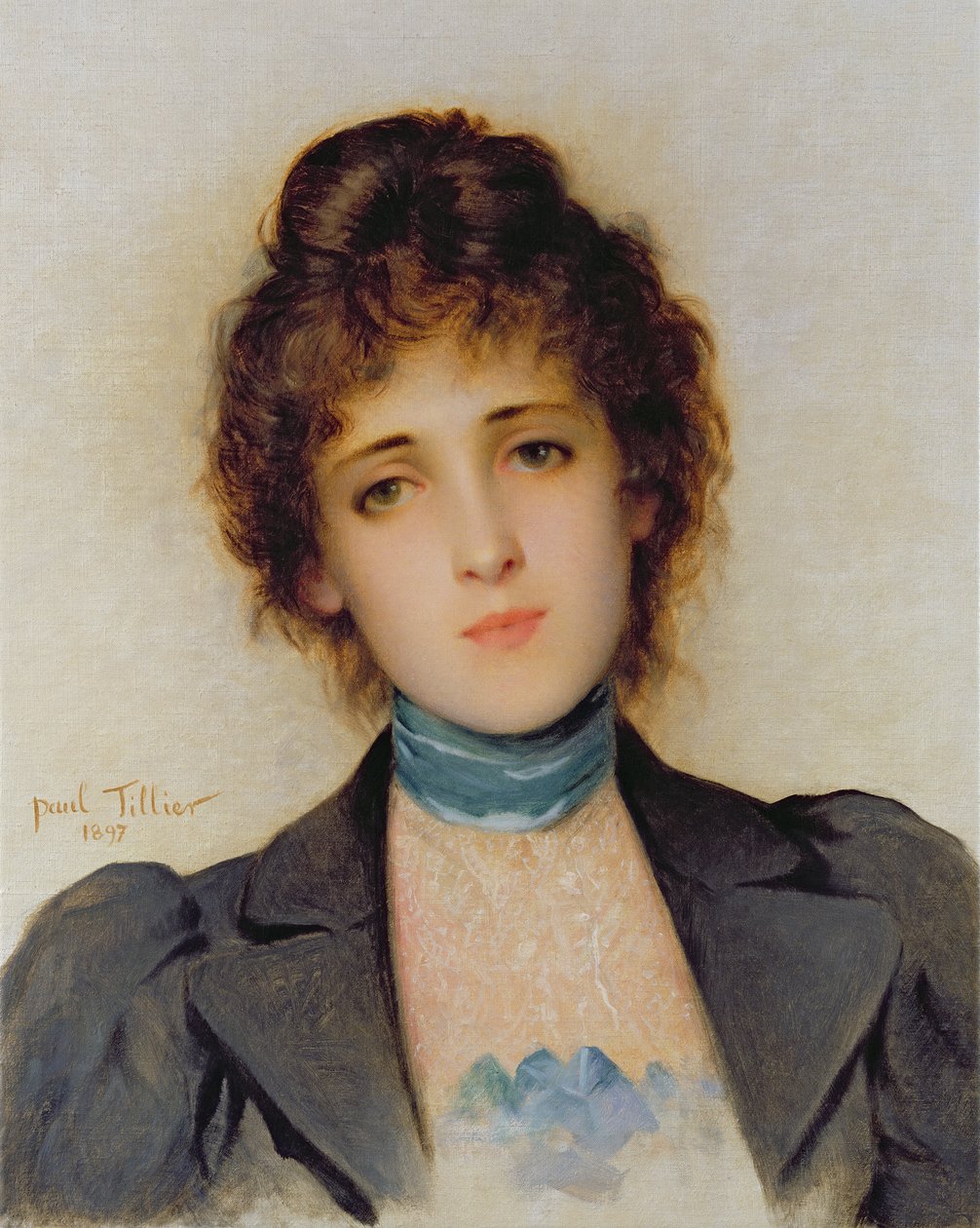 Portrett av en kvinne, 1897 av Paul Prosper Tillier