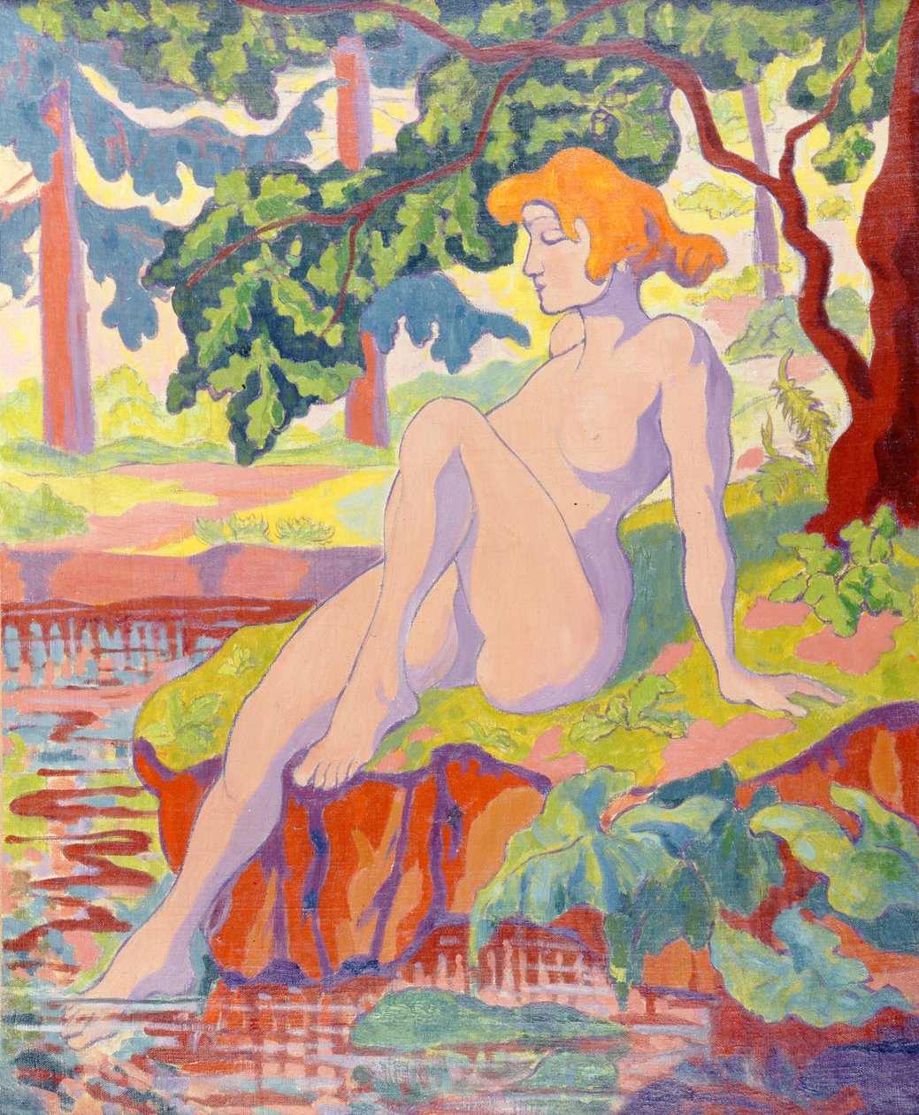 Baderen, 1898 av Paul Elie Ranson