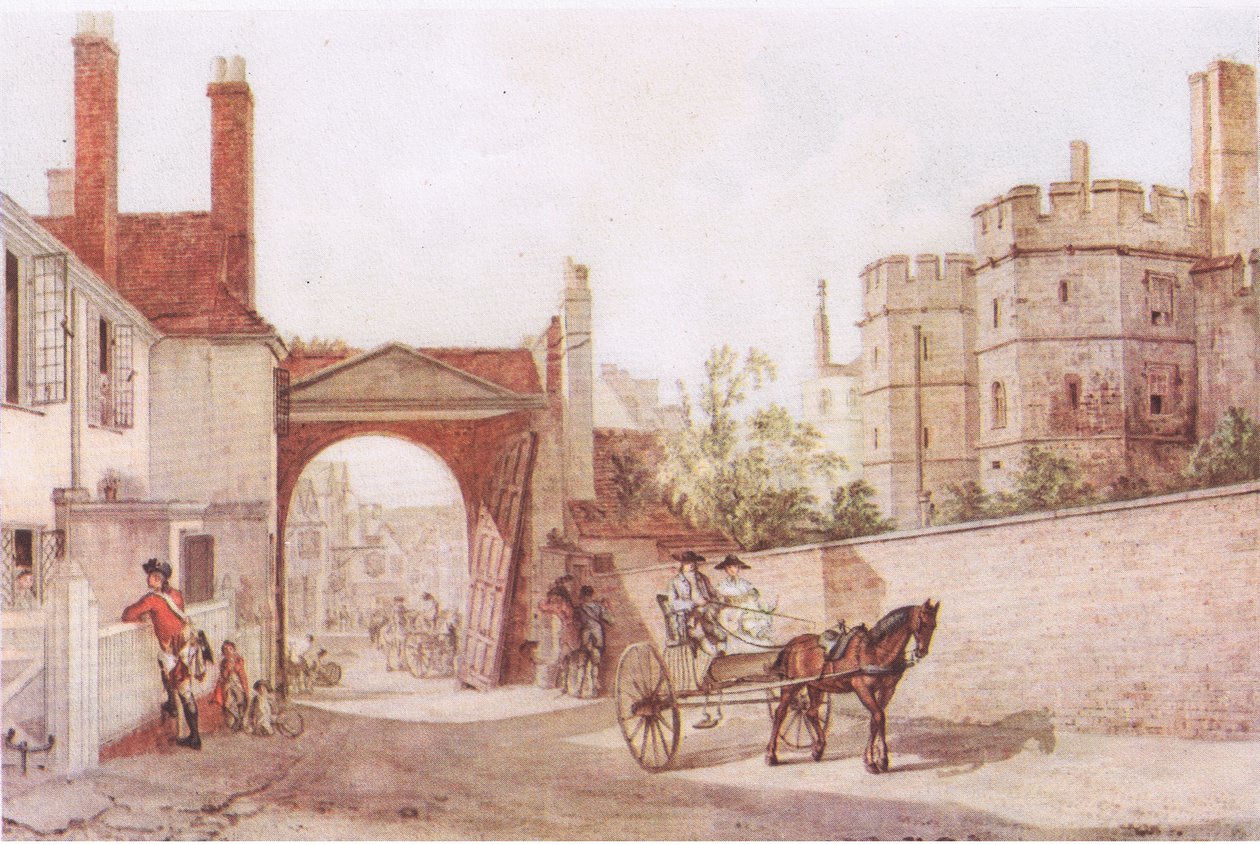 En scene i Windsor ca. 1760 av Paul Sandby