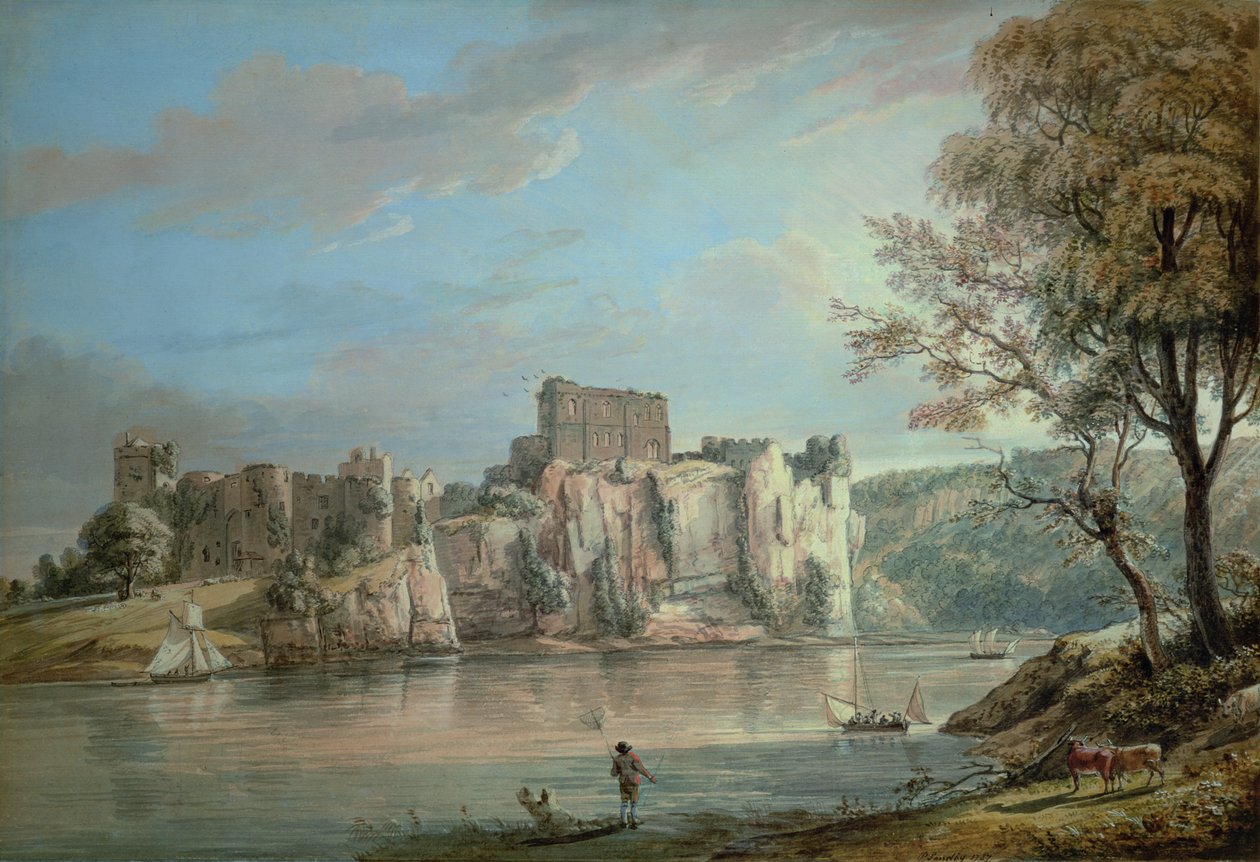 Chepstow Castle av Paul Sandby