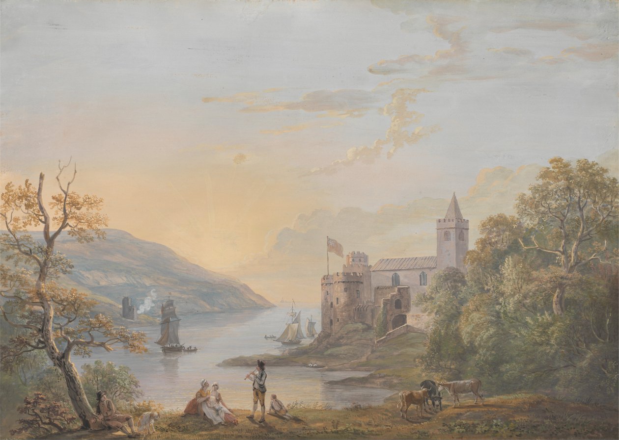 Dartmouth Castle av Paul Sandby
