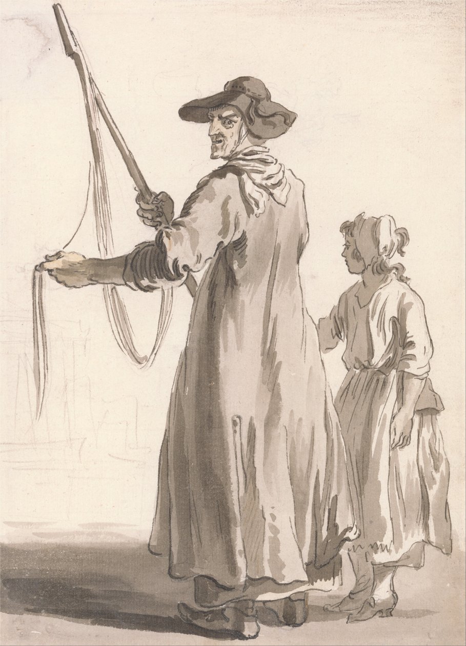 London Cries- En blonder selger av Paul Sandby