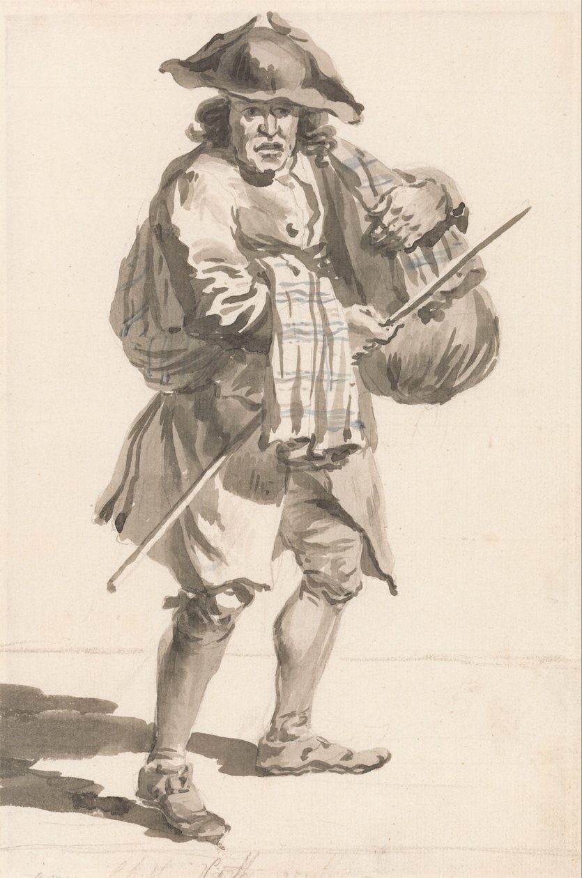 London Cries- A Man with a Bundle, Old Clothes av Paul Sandby