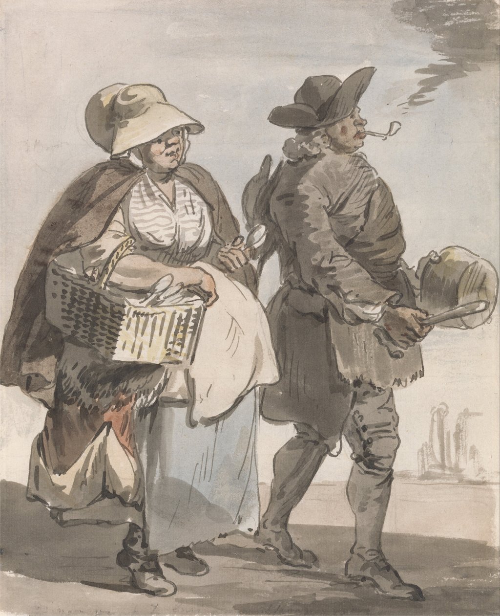 London Cries- Vil du ha noen skjeer ... av Paul Sandby