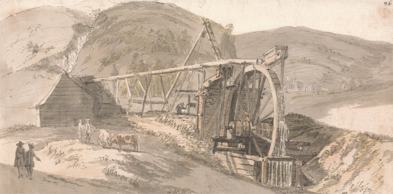 Lord Hopetoun Lead Mines av Paul Sandby