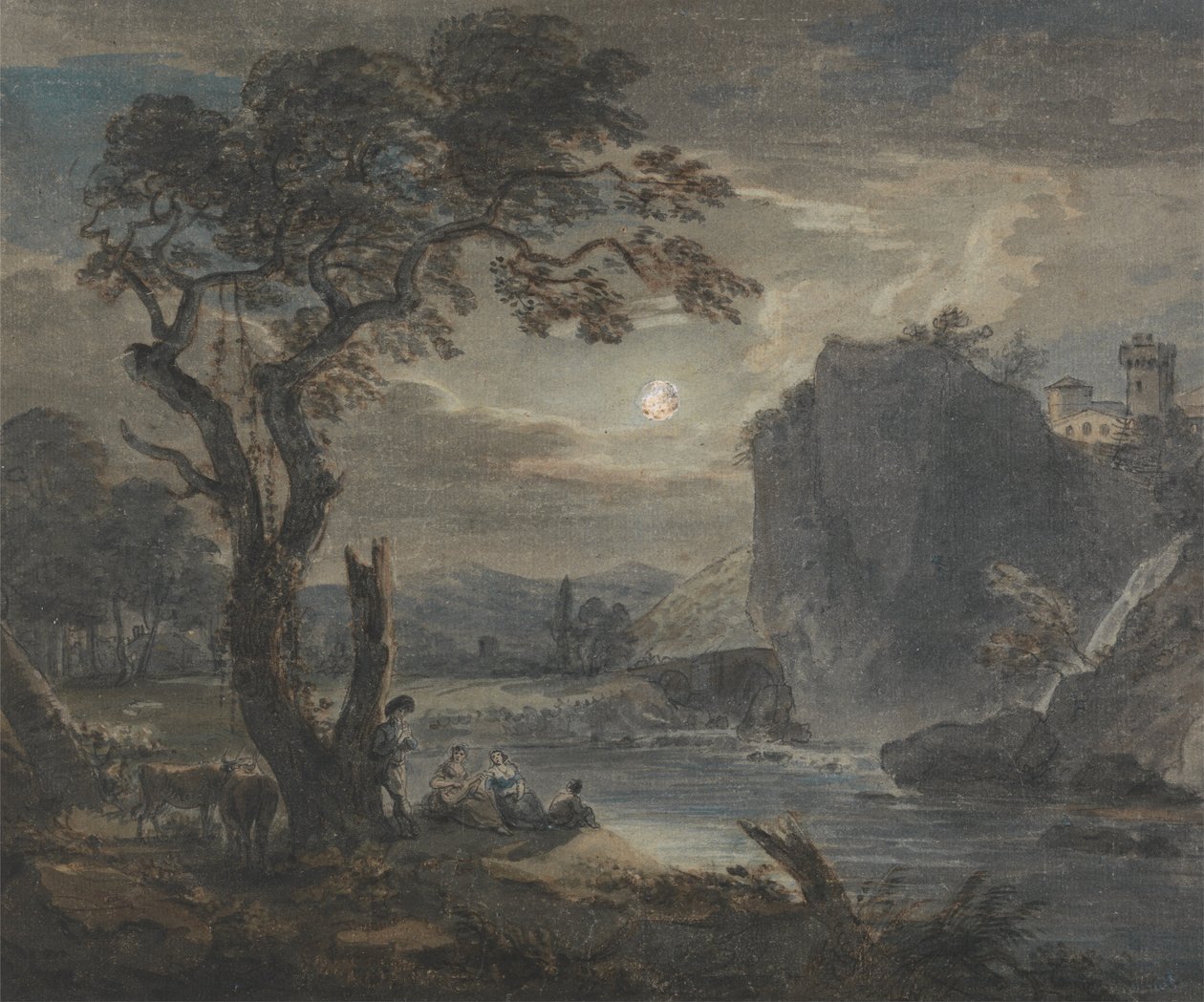 Musikk av Moonlight av Paul Sandby