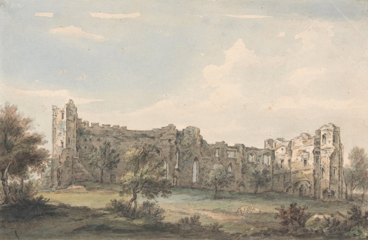 Ruiner av Newark Castle av Paul Sandby