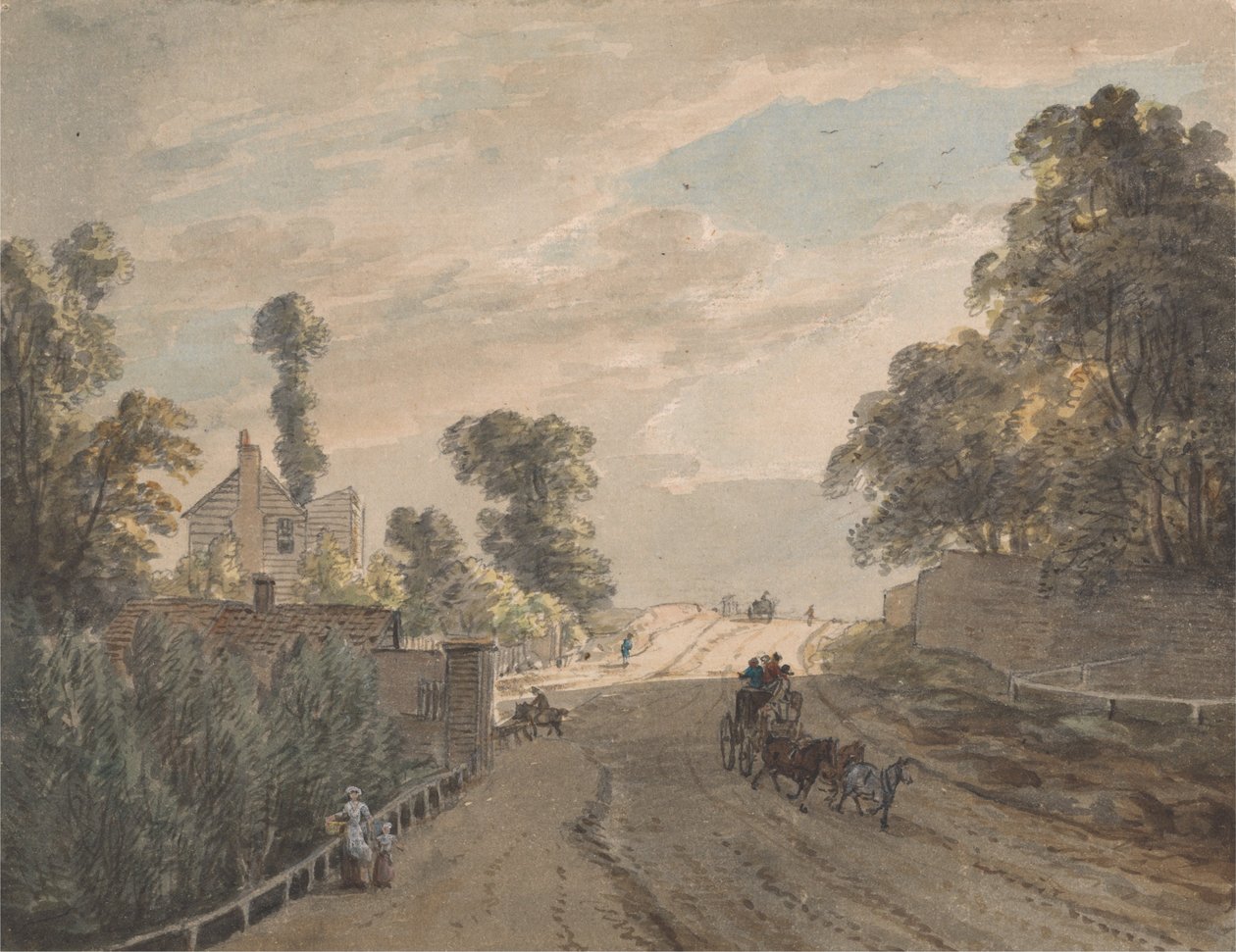 Bayswater Turnpike av Paul Sandby