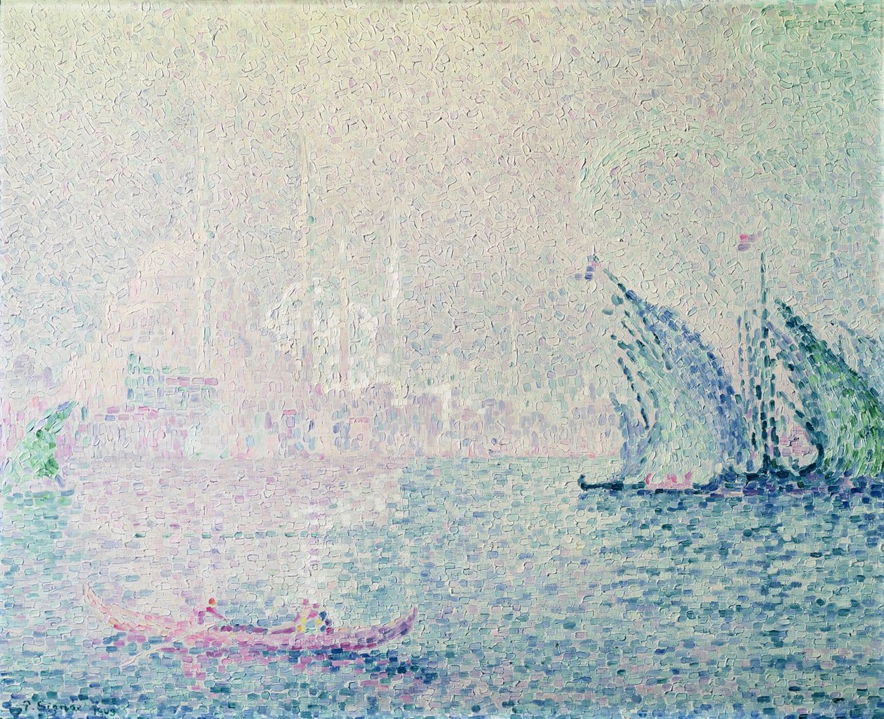 Konstantinopel, 1909 av Paul Signac