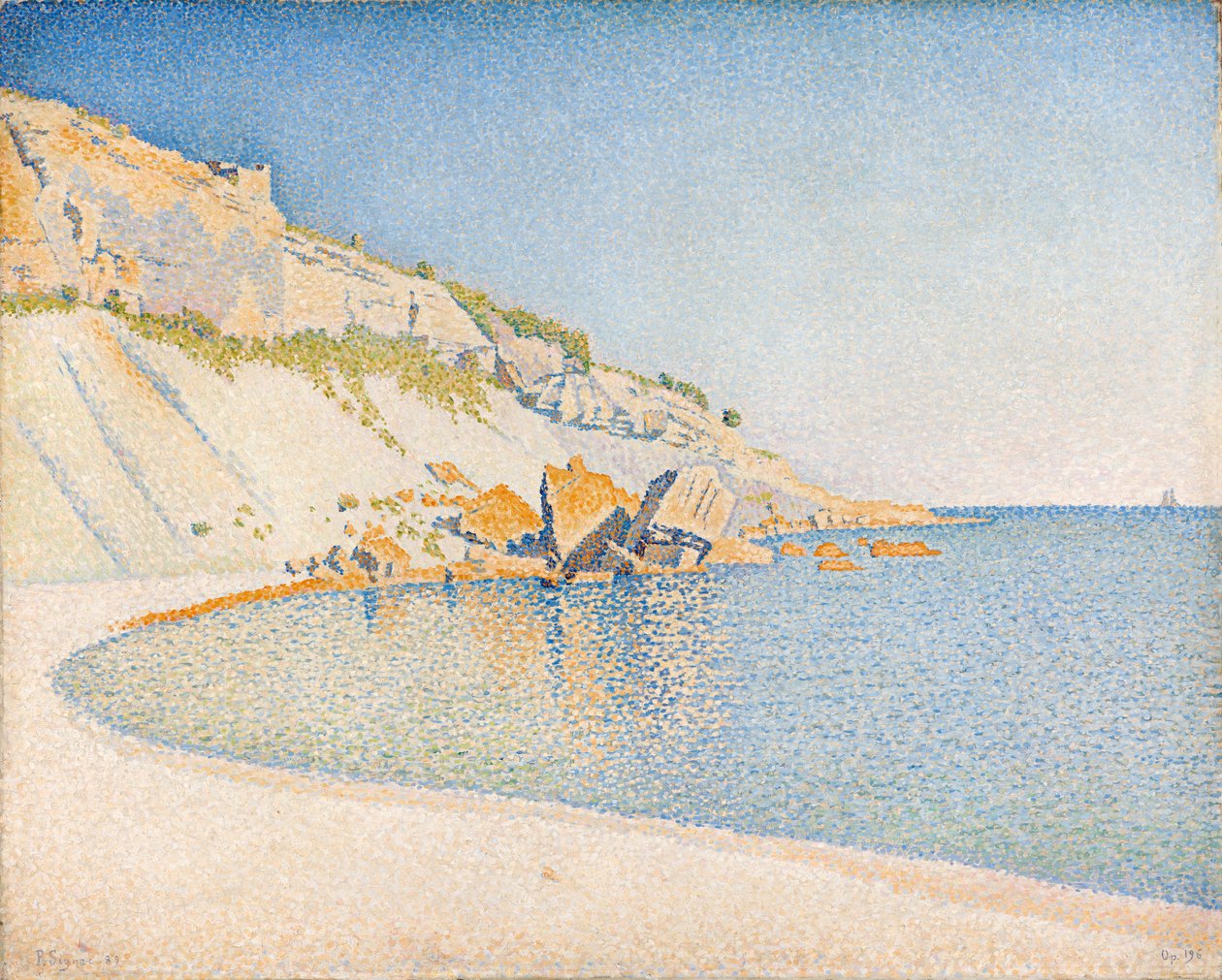 Franske riviera, 1889 av Paul Signac