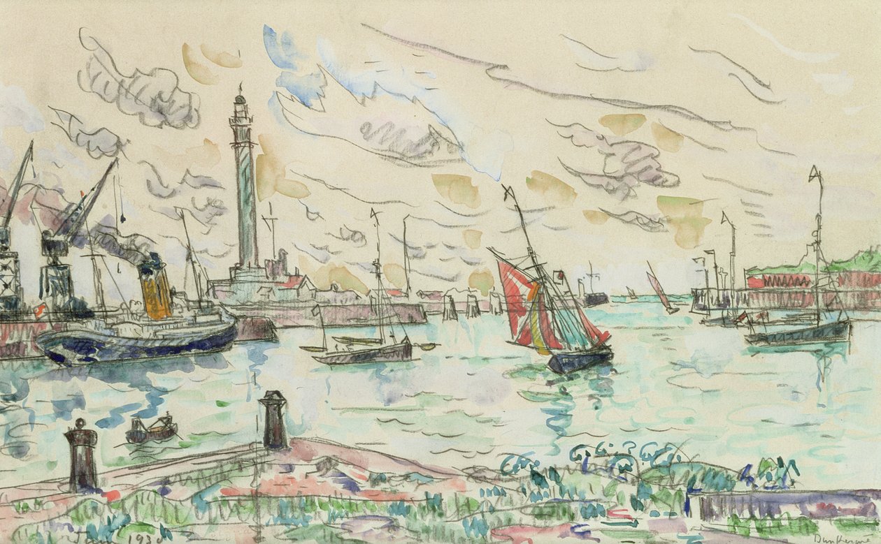 Dunkirk, 1930 av Paul Signac