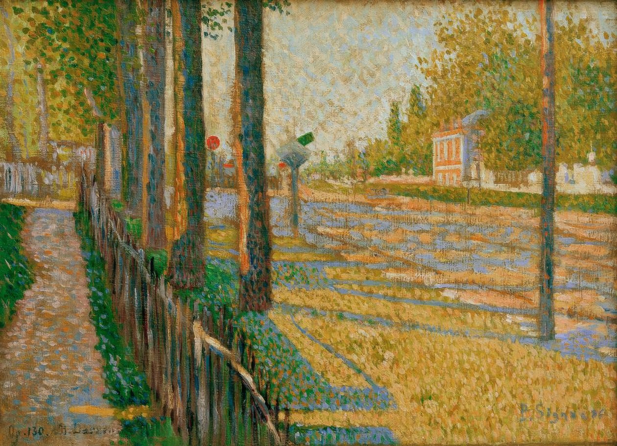 Pontoise-veien - grenlinjen Bois-Colombes (Opus av Paul Signac