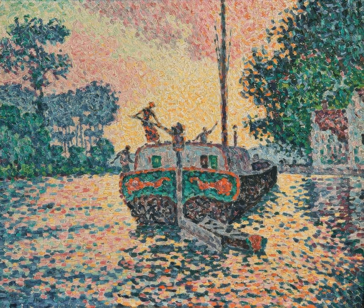 Lekteren, Samois av Paul Signac
