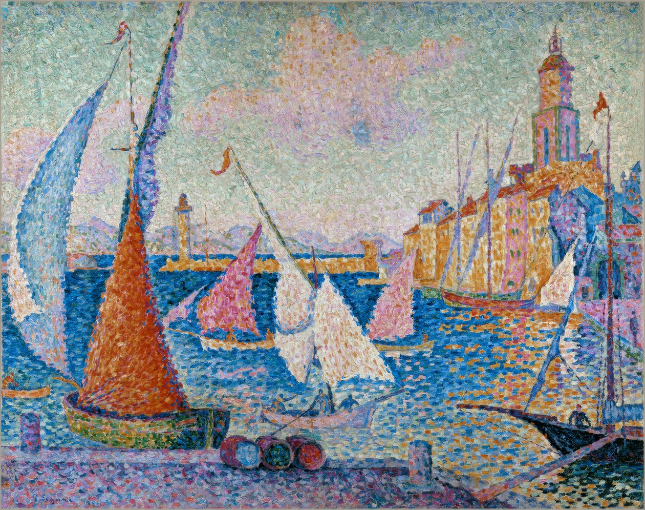 Saint-Tropez, bryggen av Paul Signac