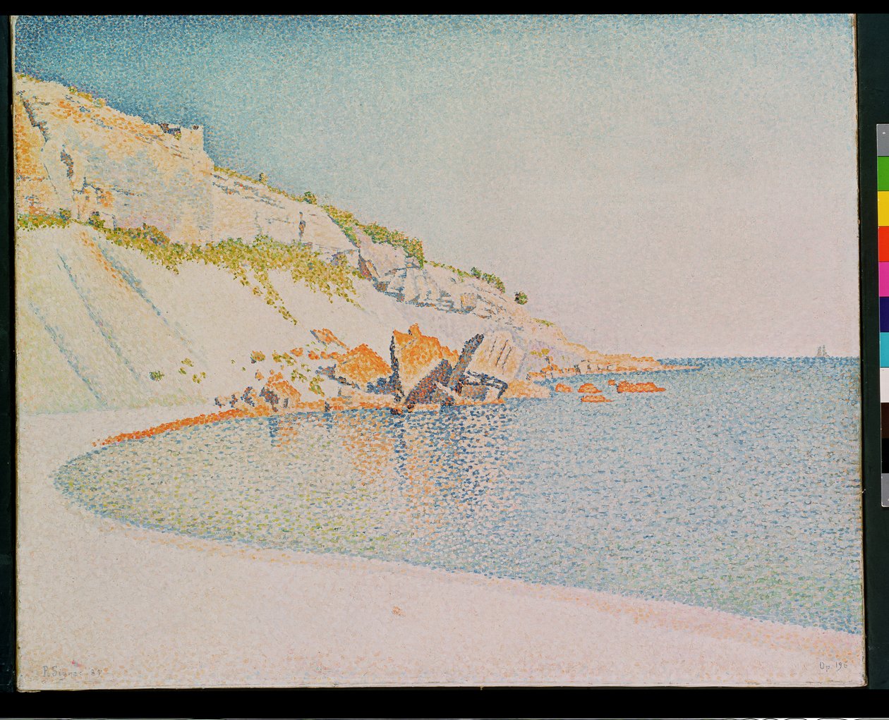Cote d'Azur, 1889 av Paul Signac