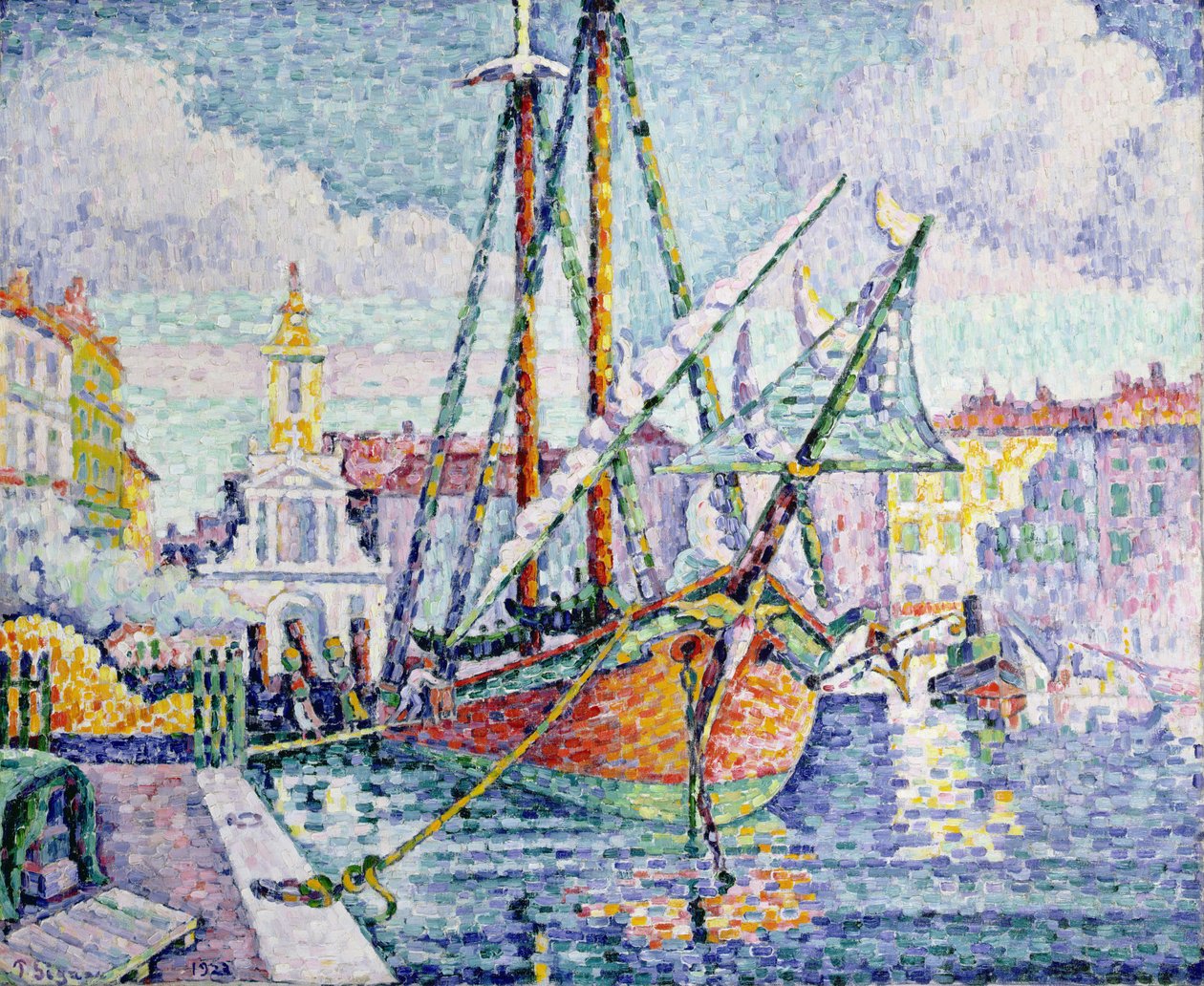 Havnen, 1923 av Paul Signac