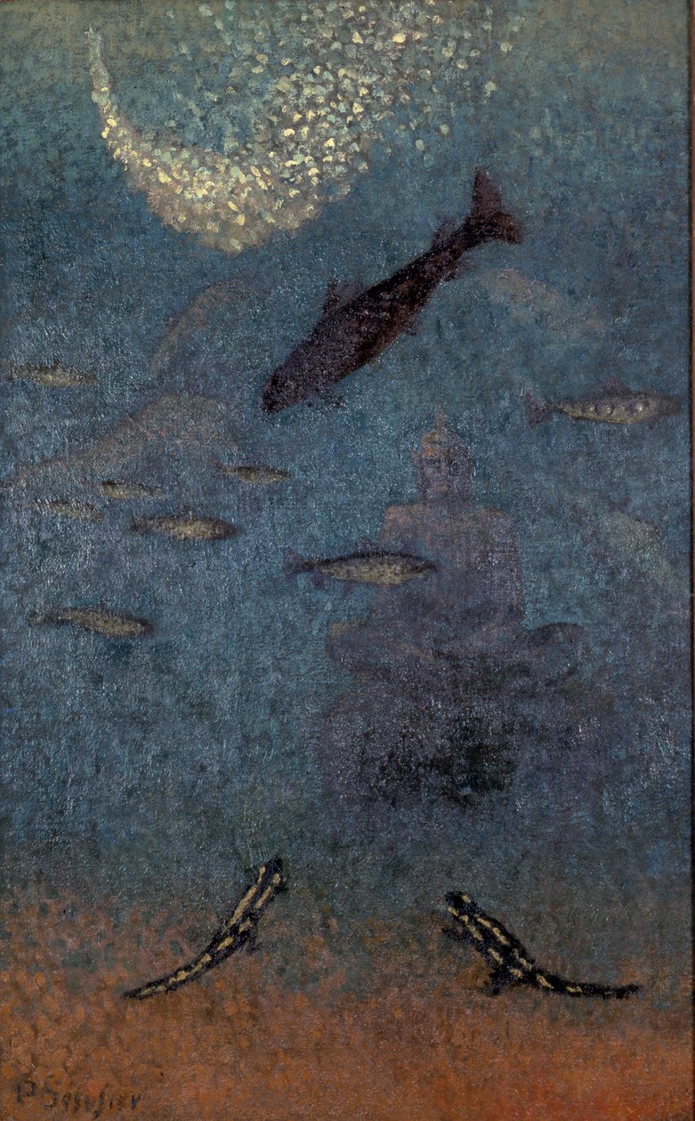 Den nedsenkede Buddha, ca. 1910 av Paul Sérusier
