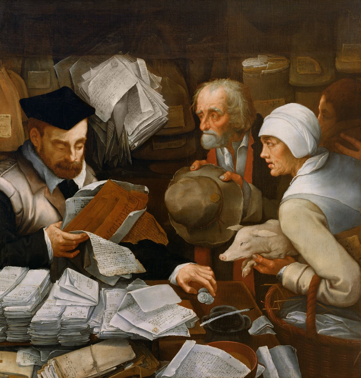 Skatteoppkreveren, 1543 av Paul De Vos