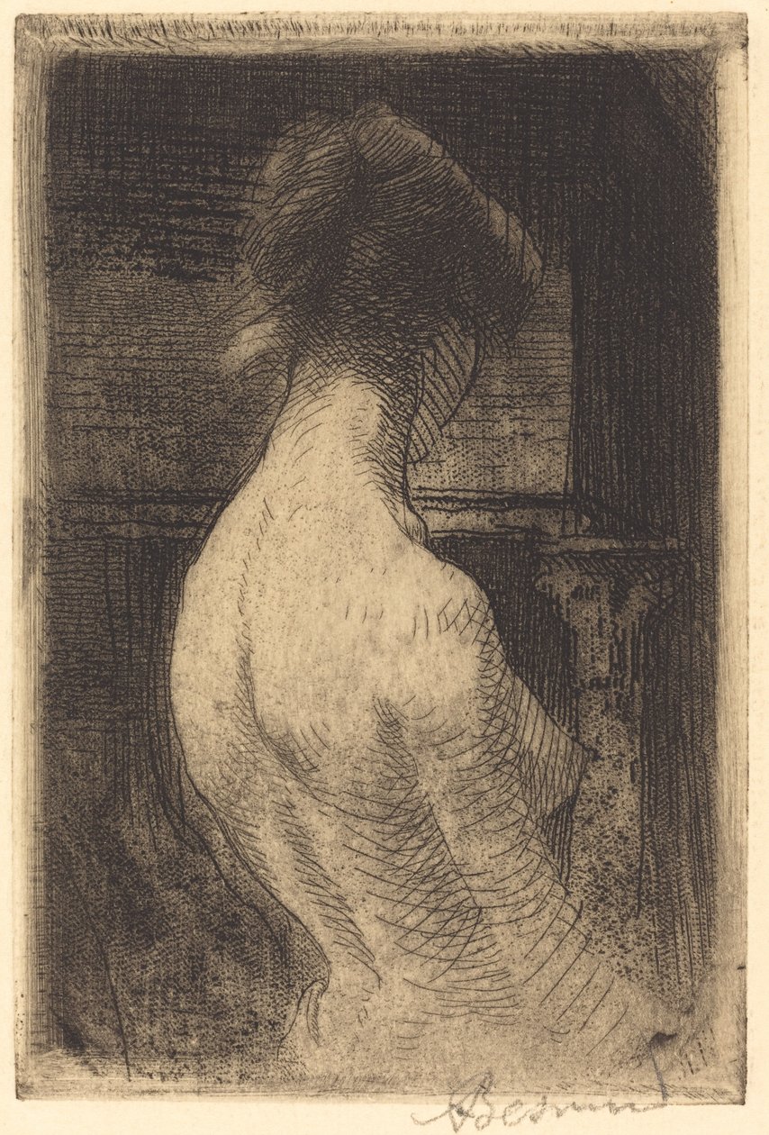 Baksiden av en kvinne Dos de Femme, 1889. av Paul Albert Besnard