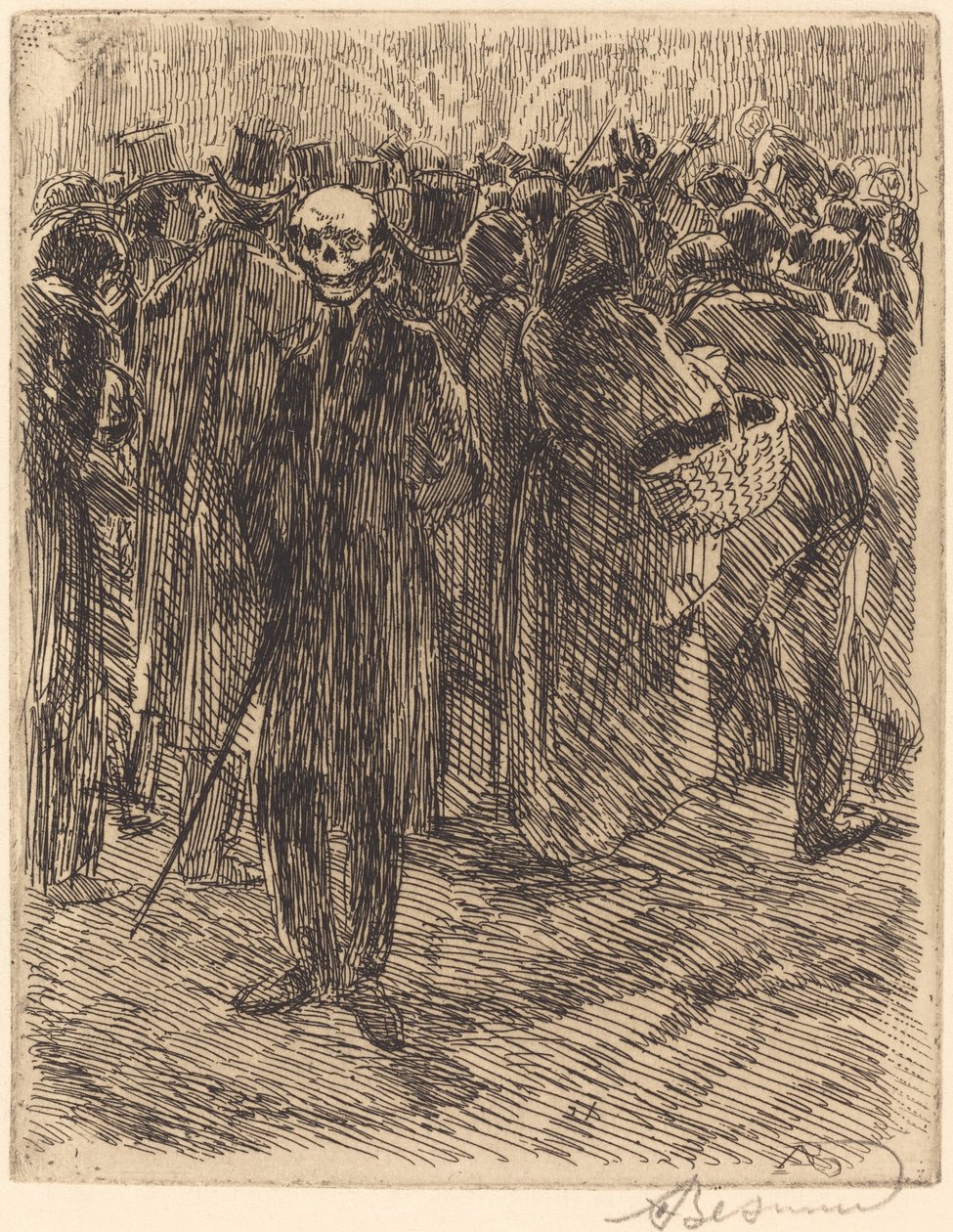 In the Crowd In the Crowd, 1900. av Paul Albert Besnard
