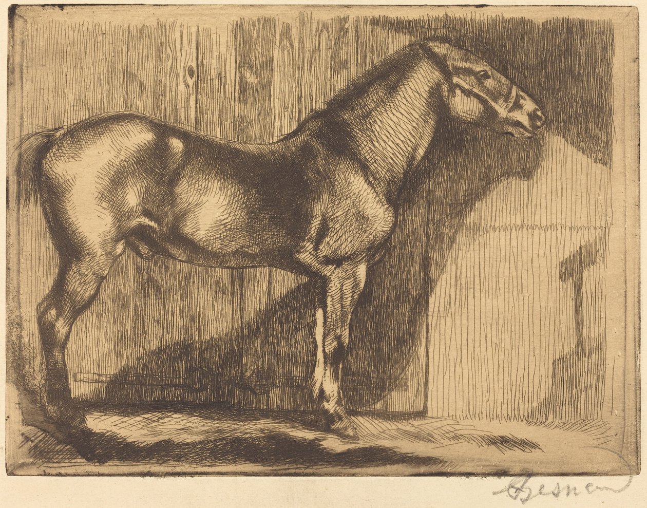 Ponni Le poney, 1892. av Paul Albert Besnard