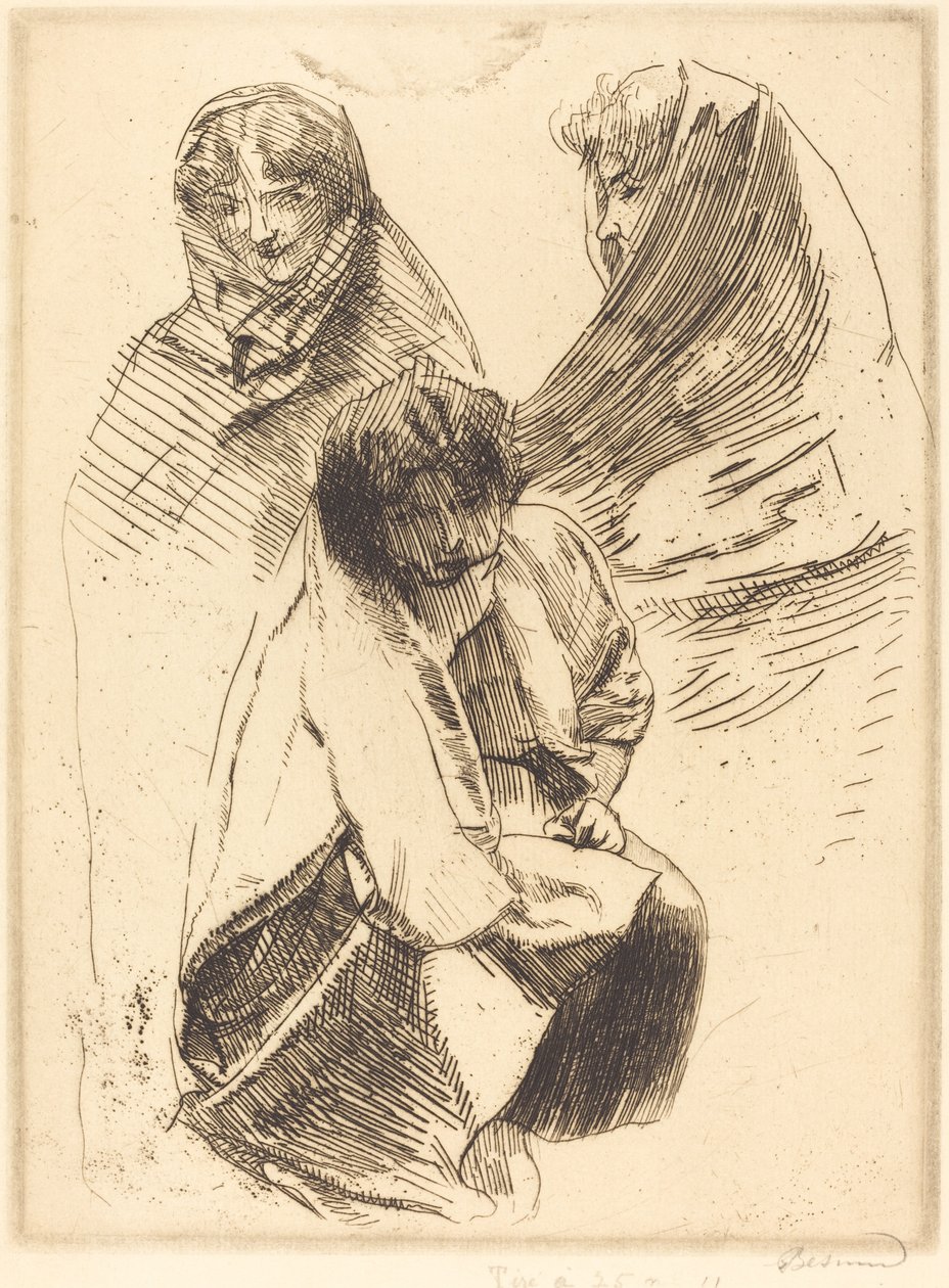 Tre tilslørte kvinner Tre tilslørte kvinner, 1899. av Paul Albert Besnard