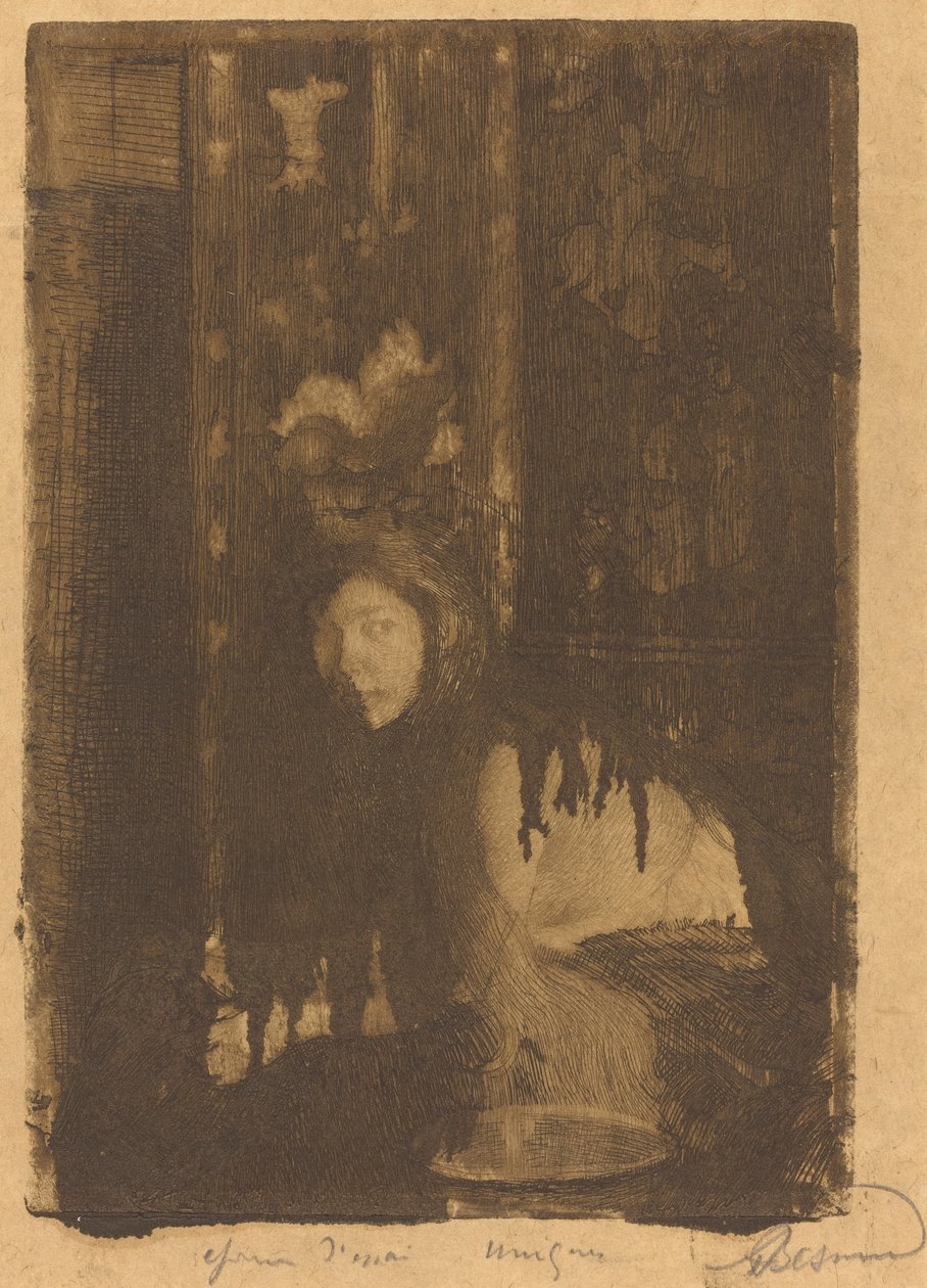 Kvinne med vase La femme au vase, 1894. av Paul Albert Besnard