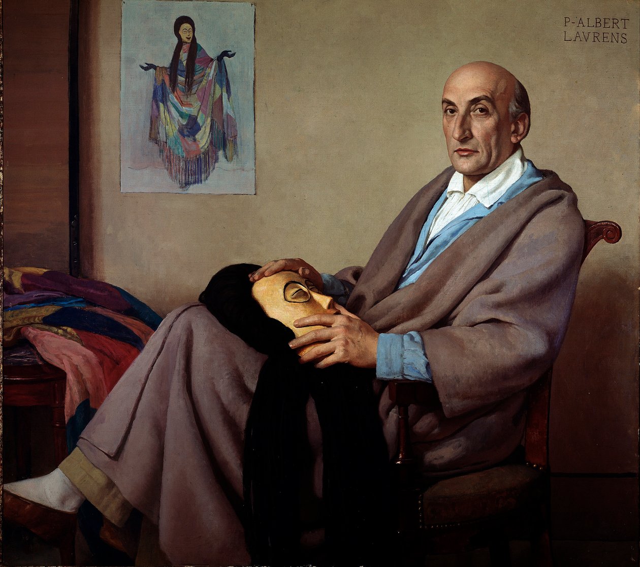 Portrett av regissør og teatermann Jacques Copeau (1879-1949) av Paul Albert Laurens
