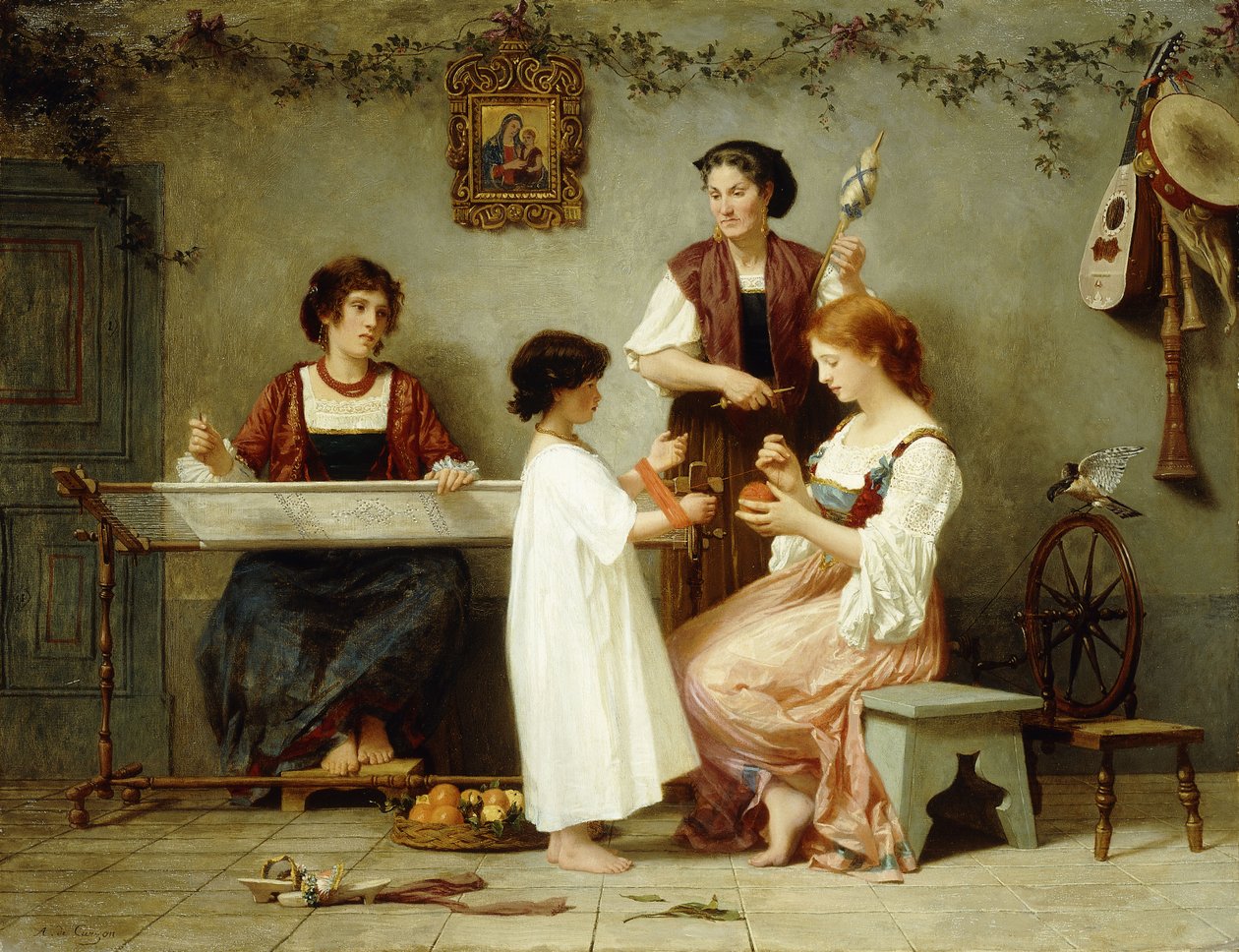 Ettermiddags tidsfordriv, av Paul Alfred de Curzon