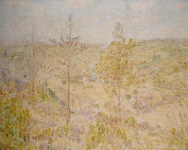 Et toskansk vårlandskap (olje på lerret) 265397kanische Fruehlingslandschaft; av Paul Baum