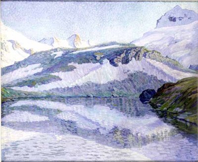 Alpint landskap av Paul Baum