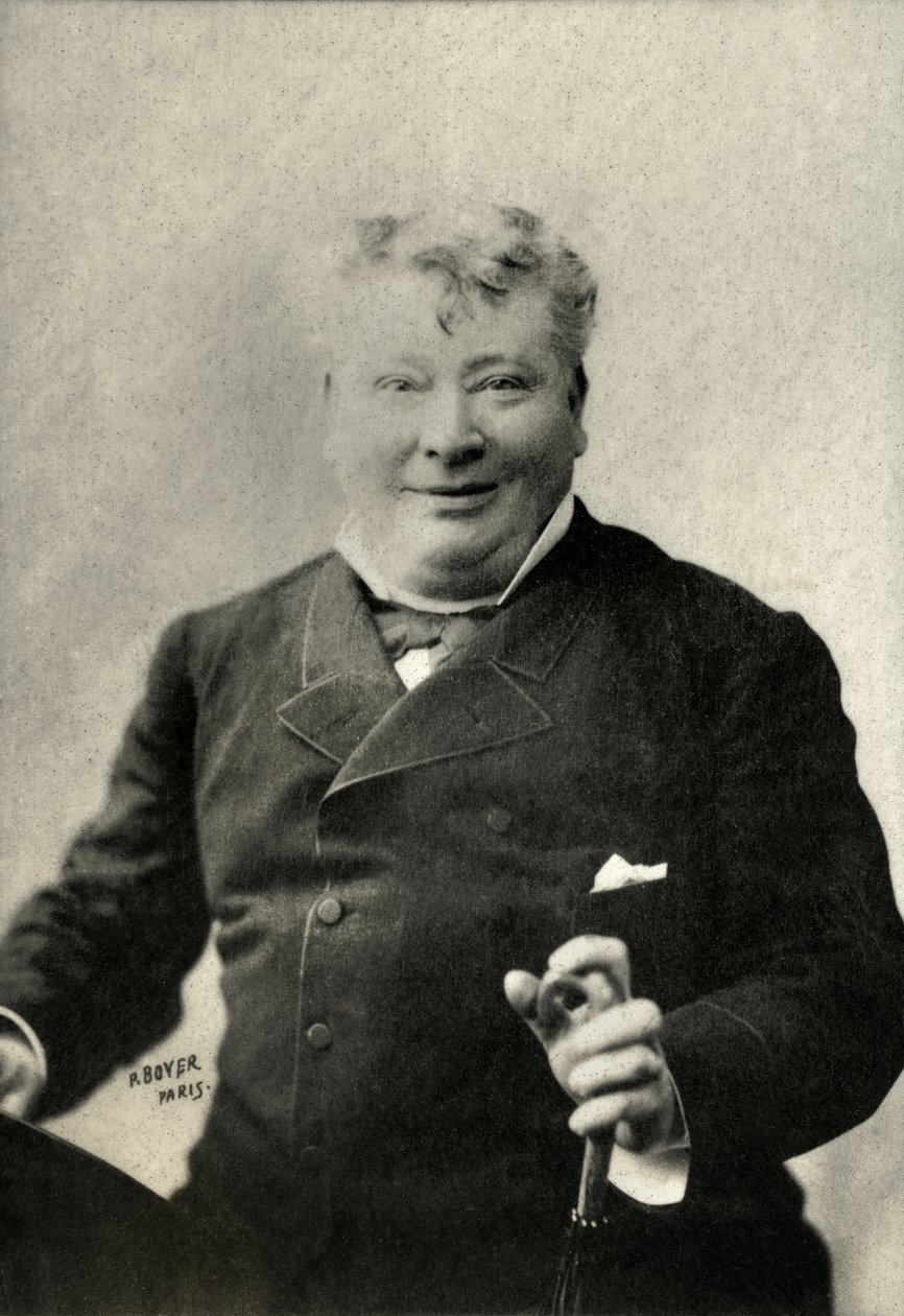 Portrett av René Thibault, kjent som Daubray (foto) av Paul Boyer