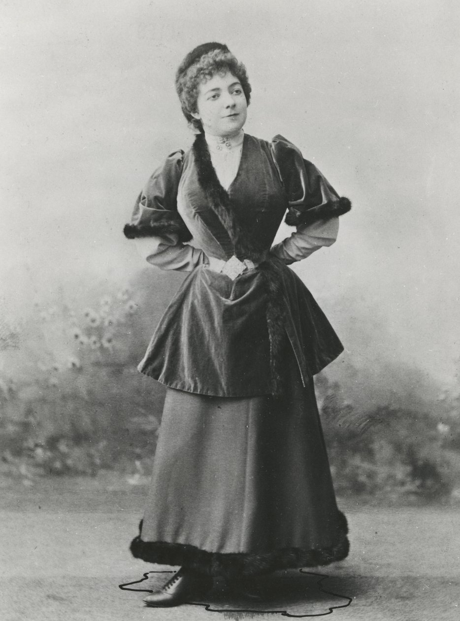 Portrett av Juliette Girard, ca. 1900 av Paul Boyer