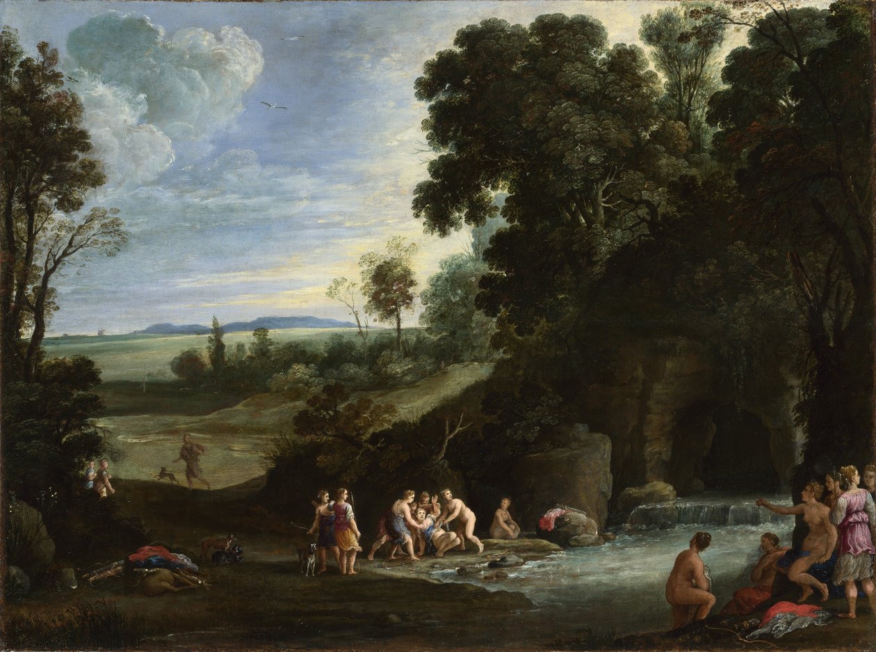Diana og Callisto, 1620-årene av Paul Brill