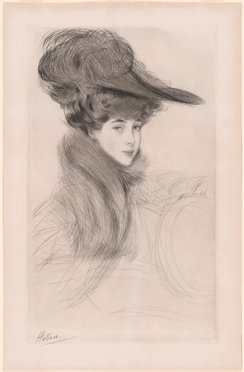 Consuelo Vanderbilt av Paul Cesar Helleu