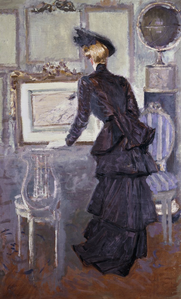 Daisy, prinsesse av Pless i kunstnerens studio, 1907 av Paul Cesar Helleu