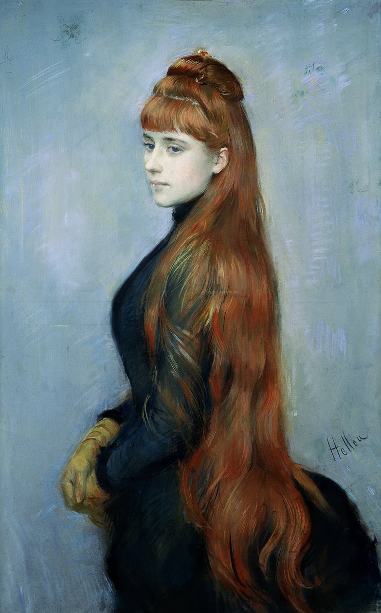 Portrett av Mademoiselle Alice Guerin av Paul Cesar Helleu