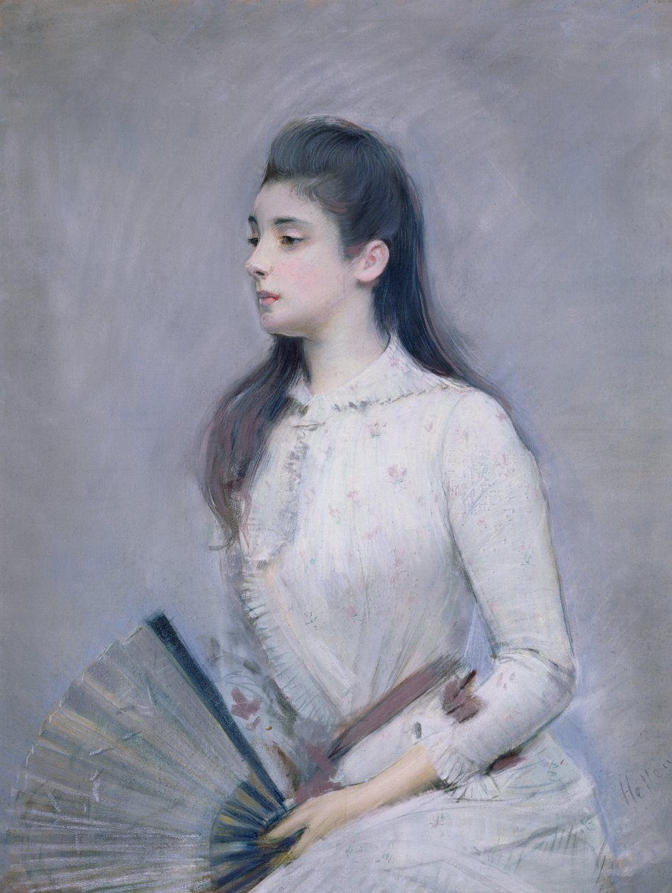 Portrett av Marie Jeanne Gouzien, 18889 (pastell på papir) av Paul Cesar Helleu