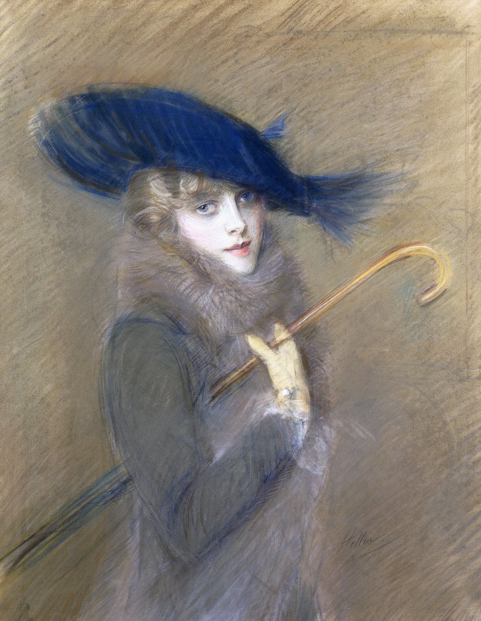 Portrett av Peggy Letellier, av Paul Cesar Helleu