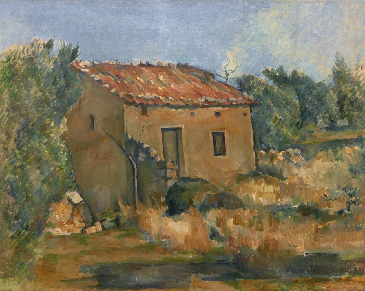 Forlatt hus nær Aix-en-Provence av Paul Cézanne